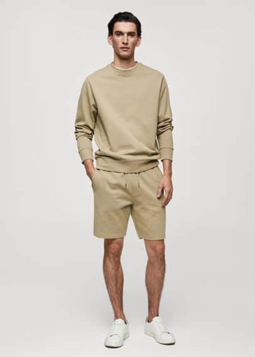 Jogger cotton Bermuda shorts...