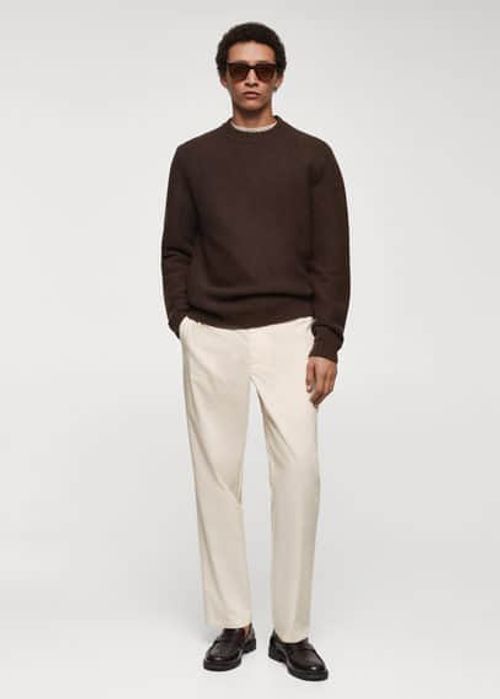 Cotton chinos white - Man -...