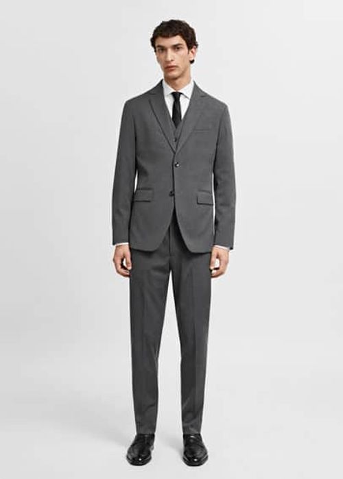 Super slim-fit suit jacket in stretch fabric - Man