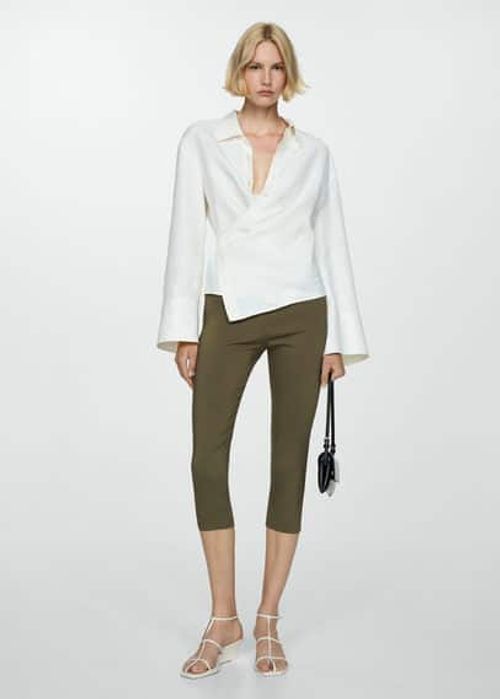 Capri leggings khaki - Woman...