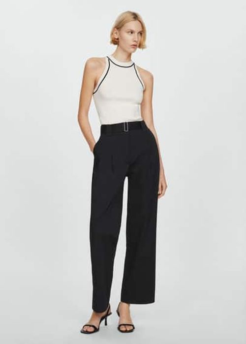 Trousers with belt loops...