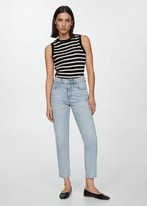 Mom comfort high-rise jeans...