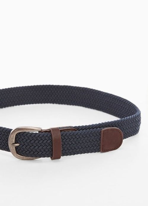 Braided belt dark navy -...