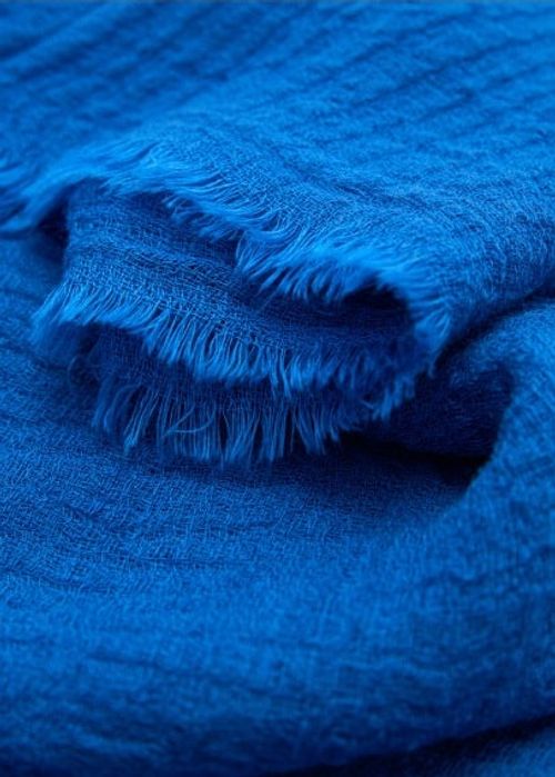 Flowy scarf blue - Woman -...