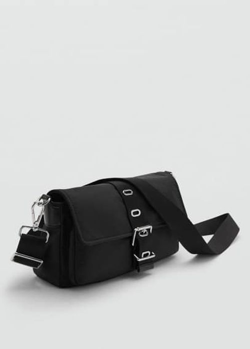 Shoulder bag with buckle...