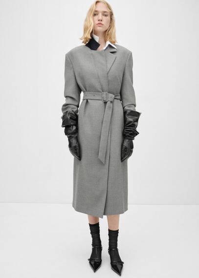 Mango gray coat 2025