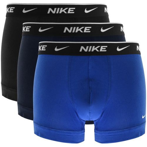 Nike Logo 3 Pack Trunks Blue