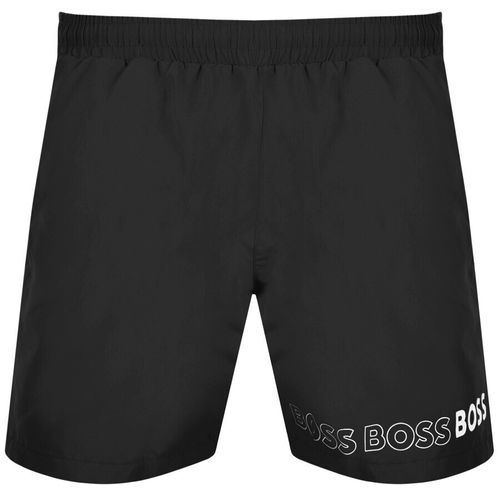 BOSS Dolphin Swim Shorts Black