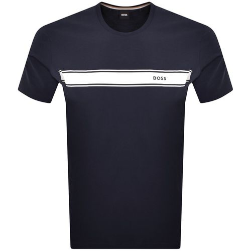 BOSS Lounge Urban T Shirt Navy