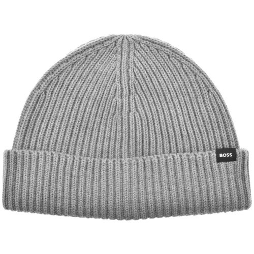 BOSS Pedro Beanie Grey