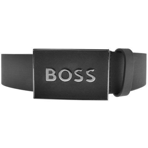 BOSS Icon Leather Belt Black