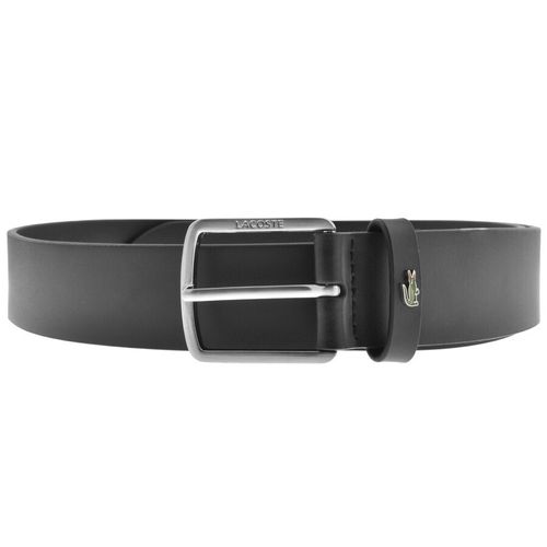 Lacoste Leather Belt Black