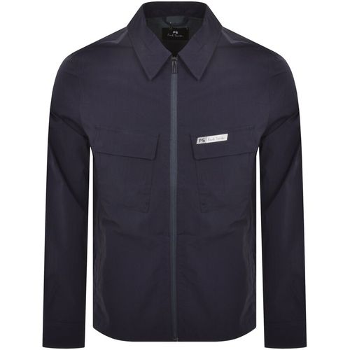 Paul Smith Zip Overshirt Navy