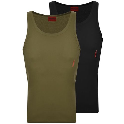 HUGO Double Pack Vests Green