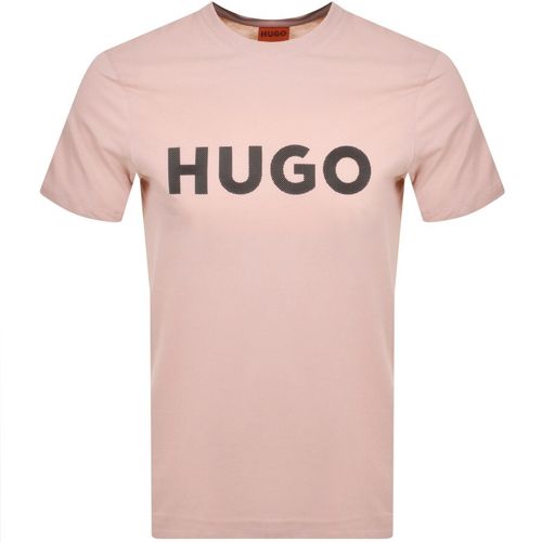 HUGO Dulivio U242 T Shirt Pink