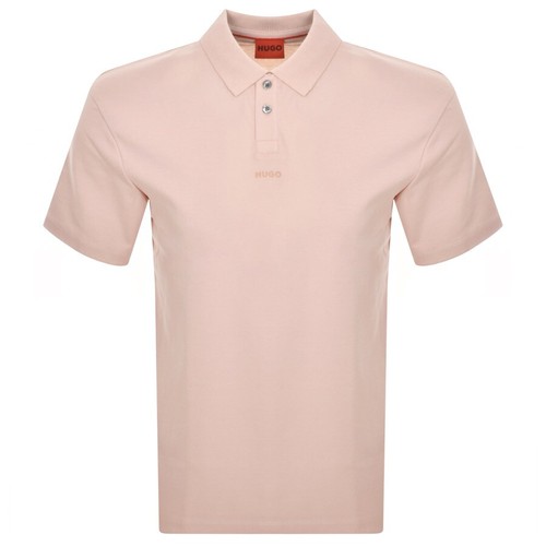 HUGO Dangula Polo T Shirt Pink