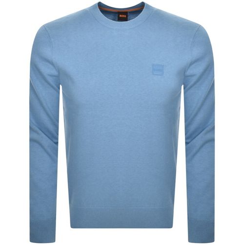 BOSS Kanovano Knit Jumper Blue