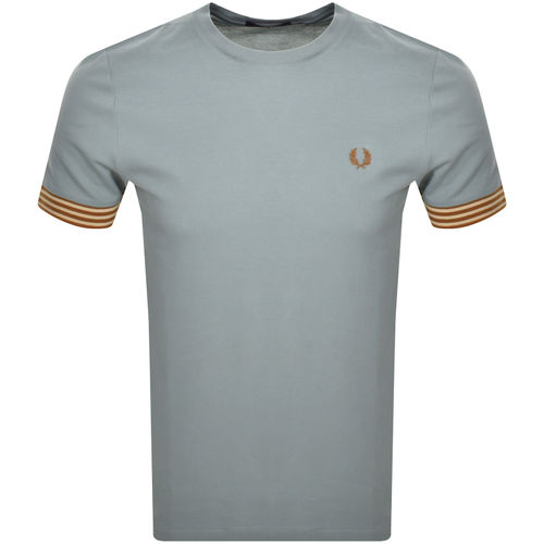 Fred Perry Striped Cuff T...