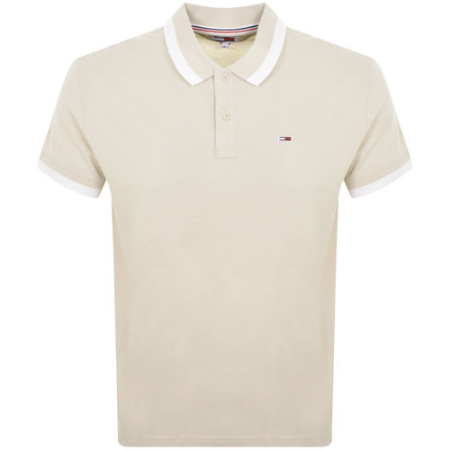 Tommy Jeans Solid Tipped Polo...