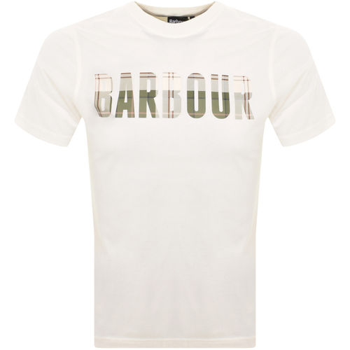 Barbour Thurford T Shirt White