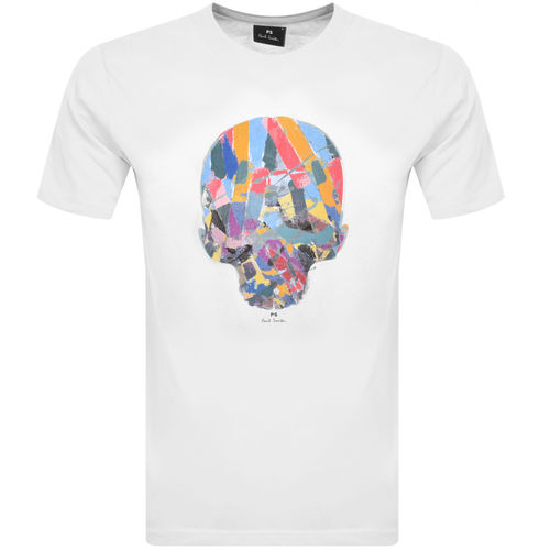 Paul Smith Skull T Shirt White