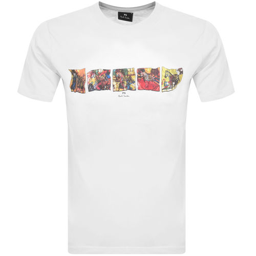 Paul Smith Logo T Shirt White