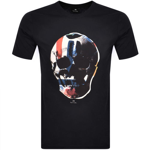 Paul Smith Skull T Shirt Navy