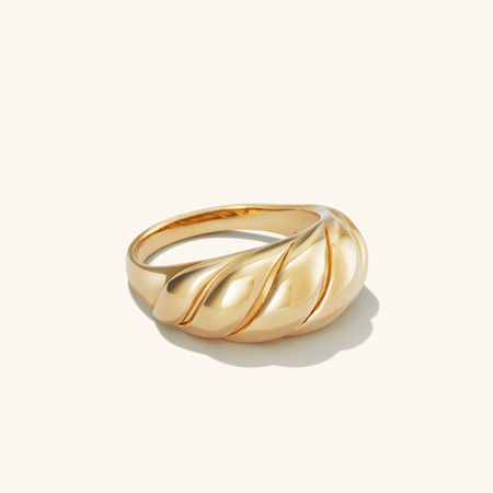 Croissant Dome Ring