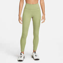 Nike One Women's Mid-Rise 7/8 Mesh-Panelled Leggings - Green