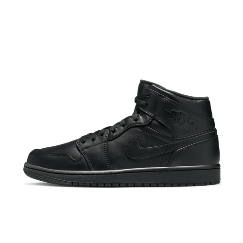 Air Jordan 1 Mid Shoes - Black