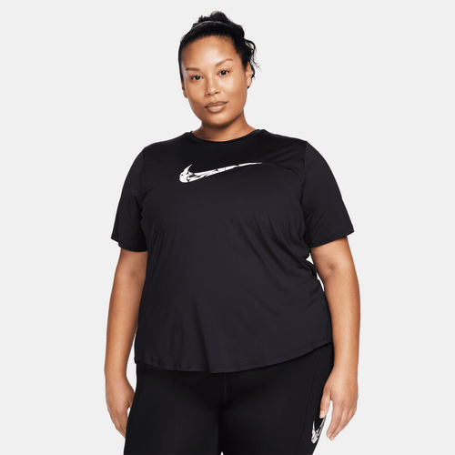 Nike One Swoosh Women's Dri-FIT Short-Sleeve Running Top - Black