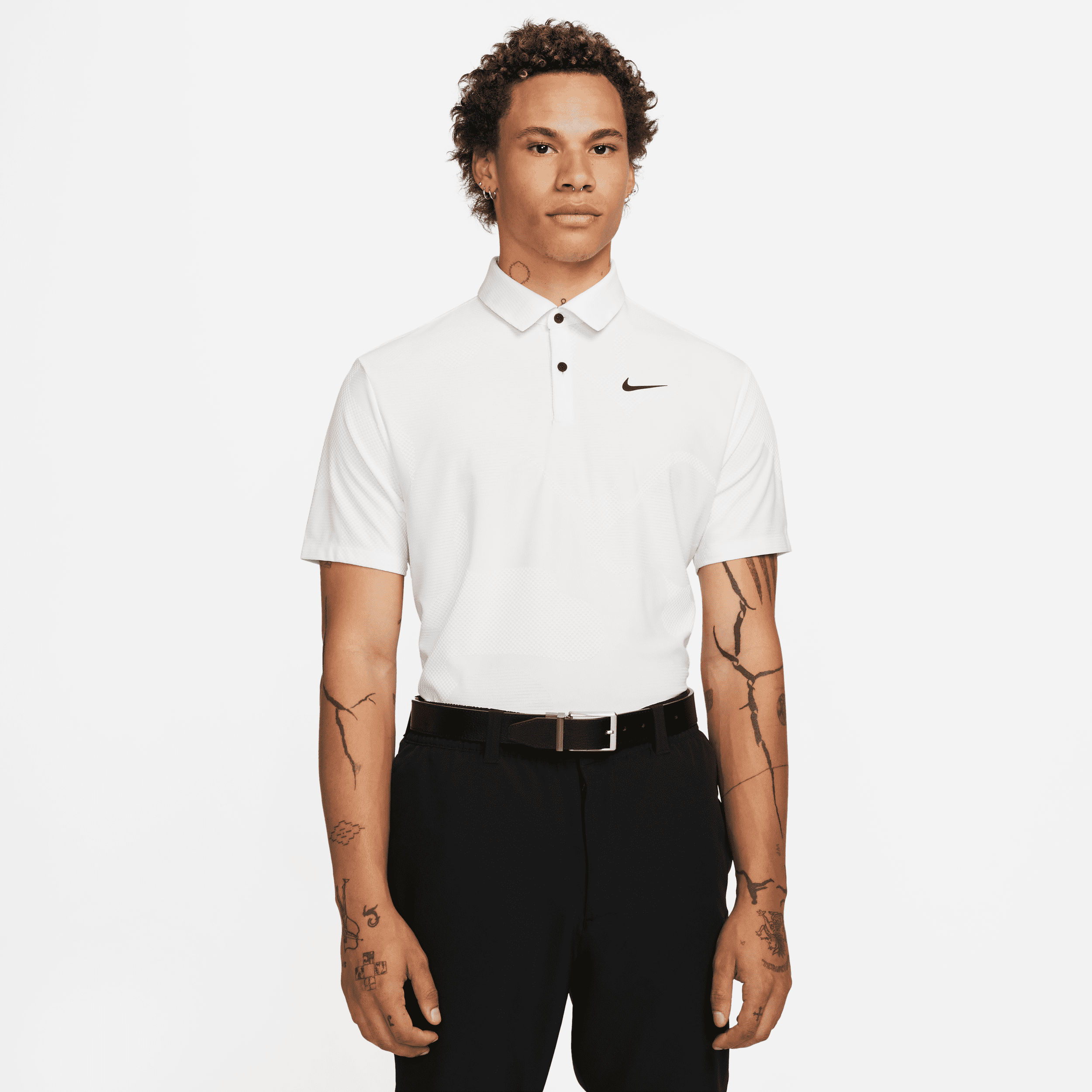 Nike Dri FIT ADV Tour Men s Camo Golf Polo White 82.95