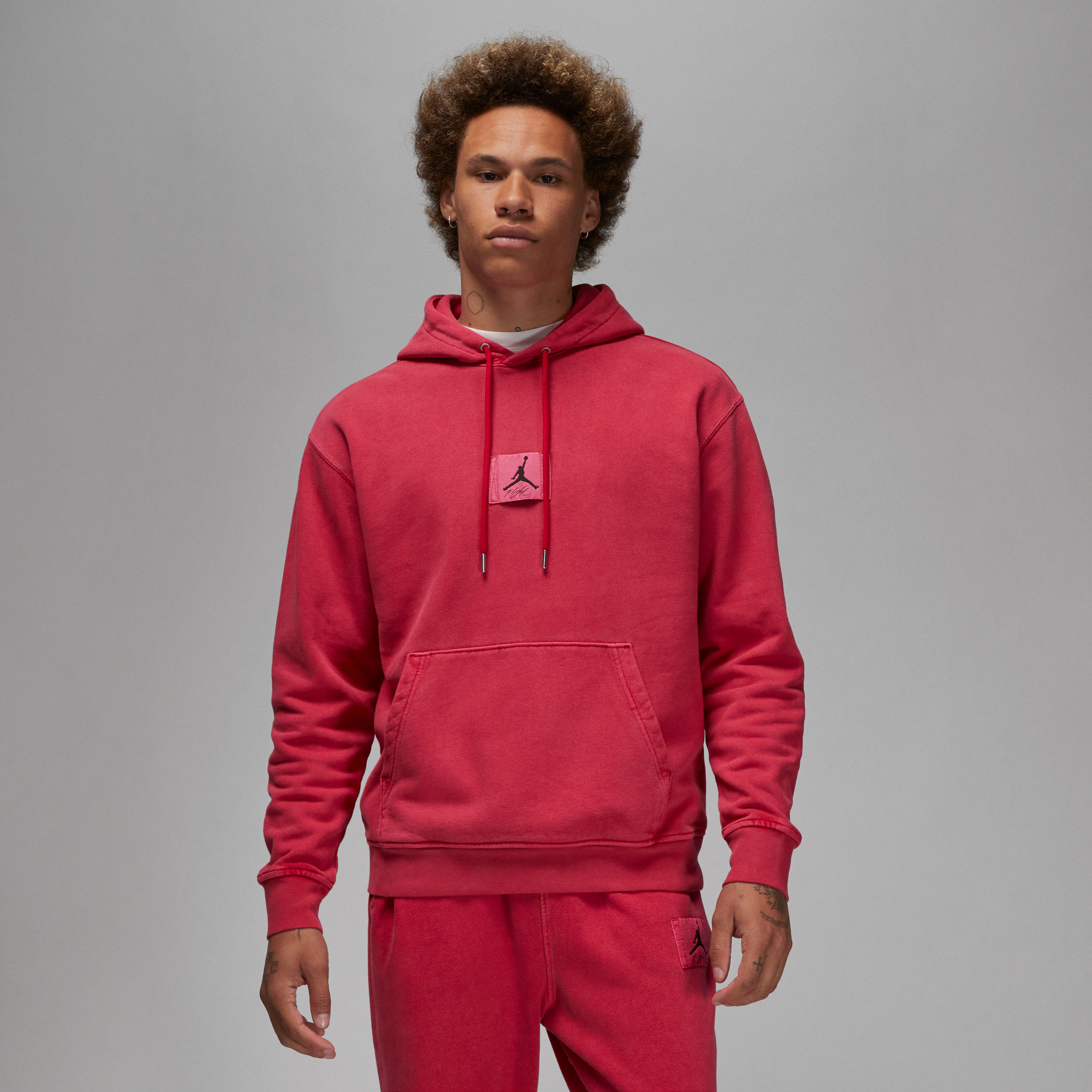 Jordan flight hoodie red 2025