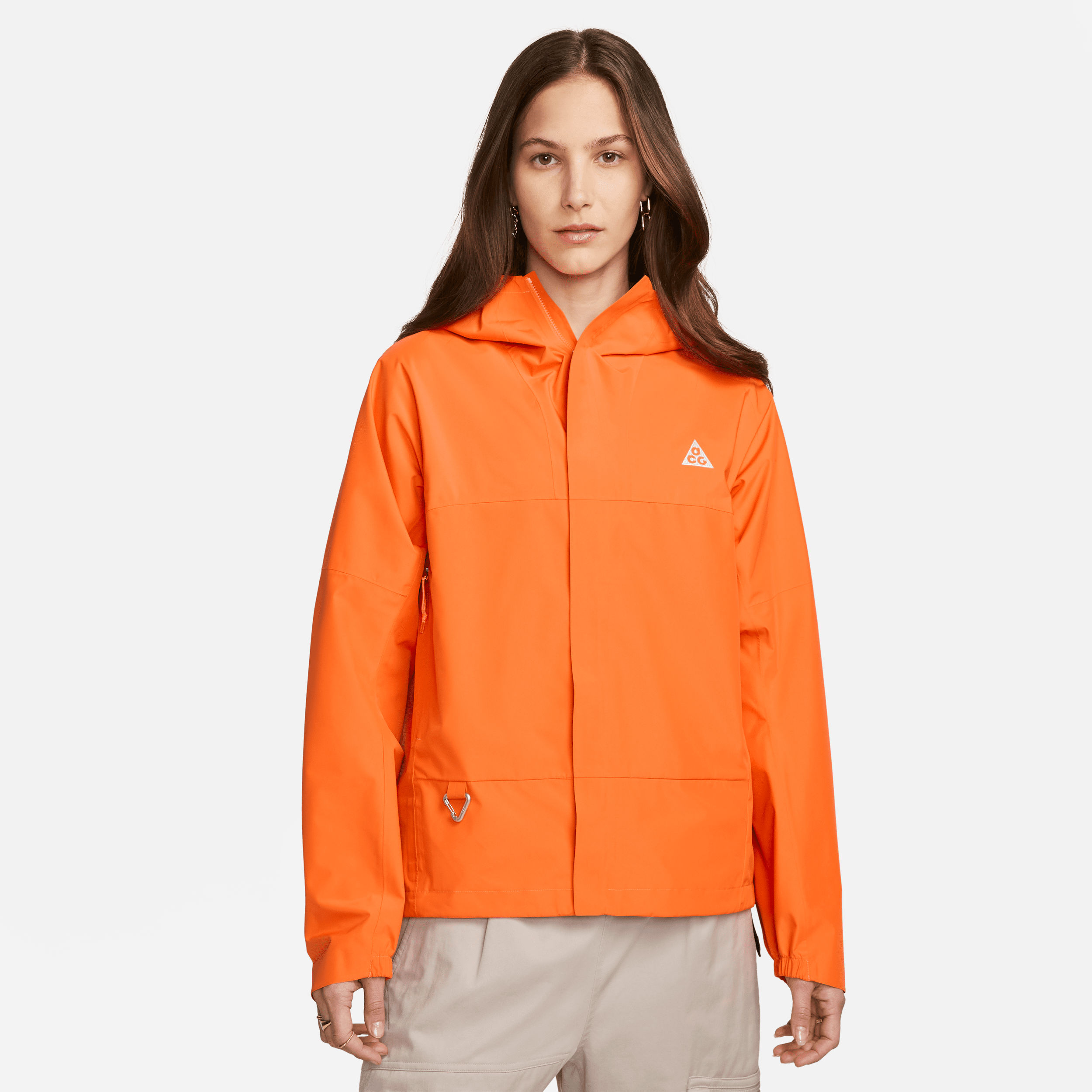 Orange nike windbreaker womens outlet