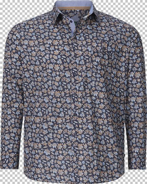 Hemd DUKE CASPIAT dunkelblau