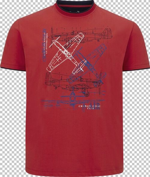 T-Shirt EARL DILLONS rot