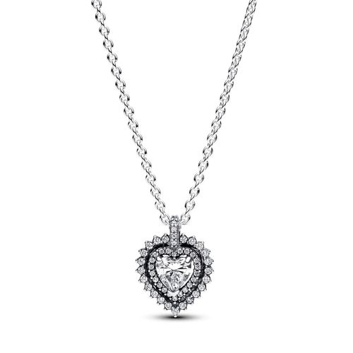 Pandora Sparkling Heart Halo...