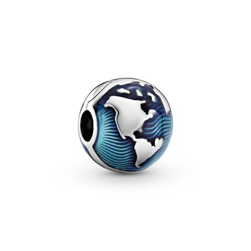 Pandora Blue Globe Clip Charm...