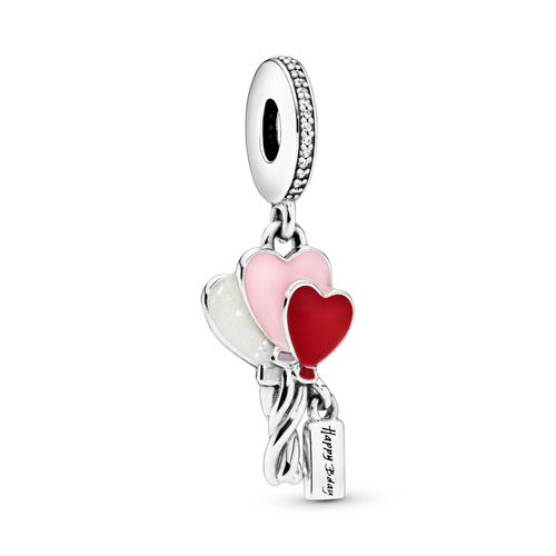 Heart Balloons Pendant Charm