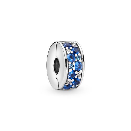 Pandora Blue Pavé Clip Charm...