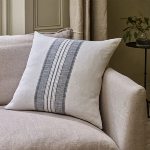 Alnwick Cushion, White/Blue,...