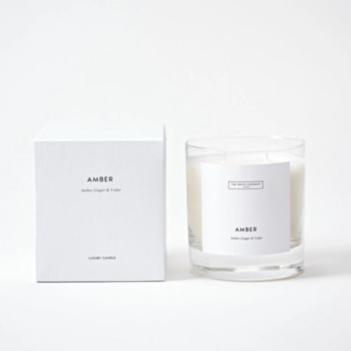 Amber Luxury 2 Wick Candle,...