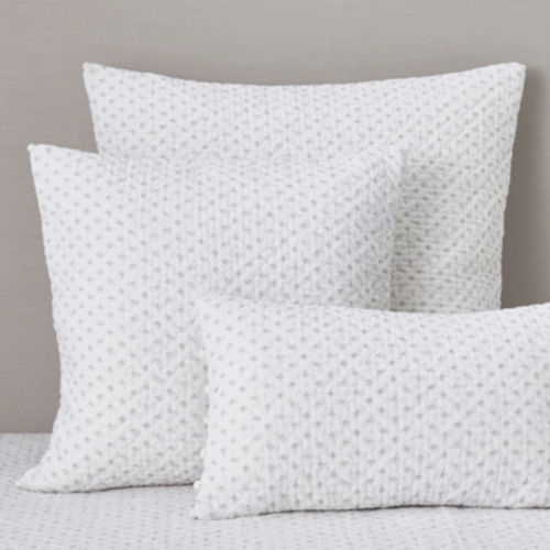 Brittany Cushion, White/Grey,...