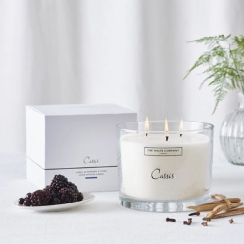 Cassis  Large Candle