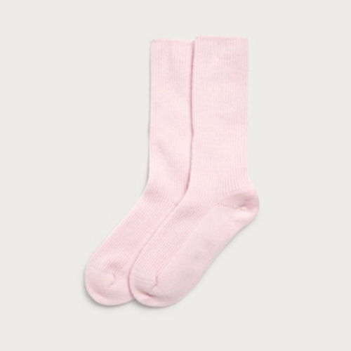 Cashmere Bed Socks, Pale...