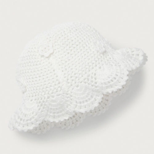 Cotton Crochet Flower Hat...