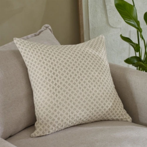 Dorit Cushion, White, Medium...