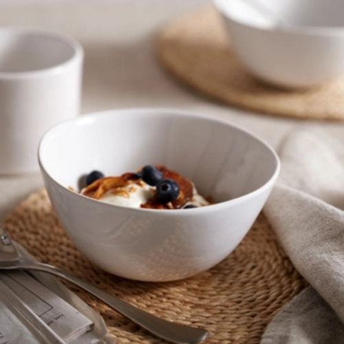 Hampton Cereal Bowl, White,...