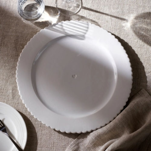 Heart Serving Plate, White,...