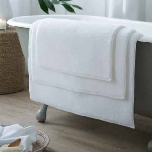 Ile de Re Bath Mat, White,...